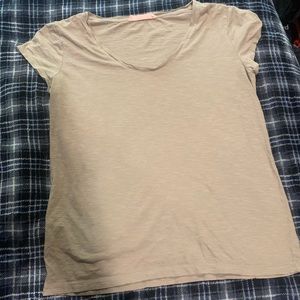 Ann Taylor Loft Sun washed T in light brown/beige